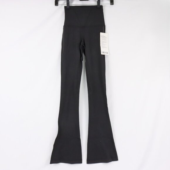 NWT Lululemon Align Mini-Flare Pants *Short in Black Size 0 - Picture 2 of 6